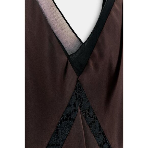 ZARA ASYMMETRIC SATIN EFFECT MIDI DRESS - Picture 8 of 8